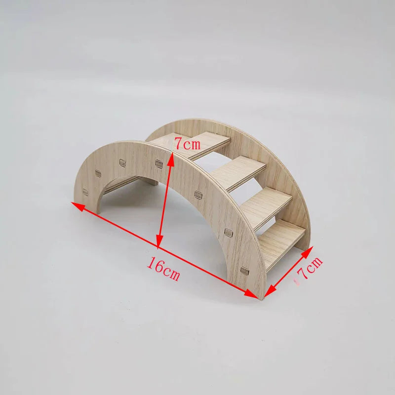 Hamster Solid Wood Small House Villa Nest Golden Bear Hiding House Supplies Toys Landscape Ornaments Rutin Chicken Hedgehog Nest